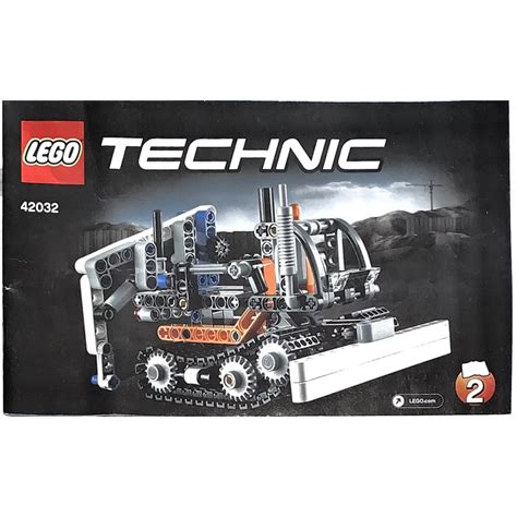 lego technic compact tracked loader instructions|42032 .